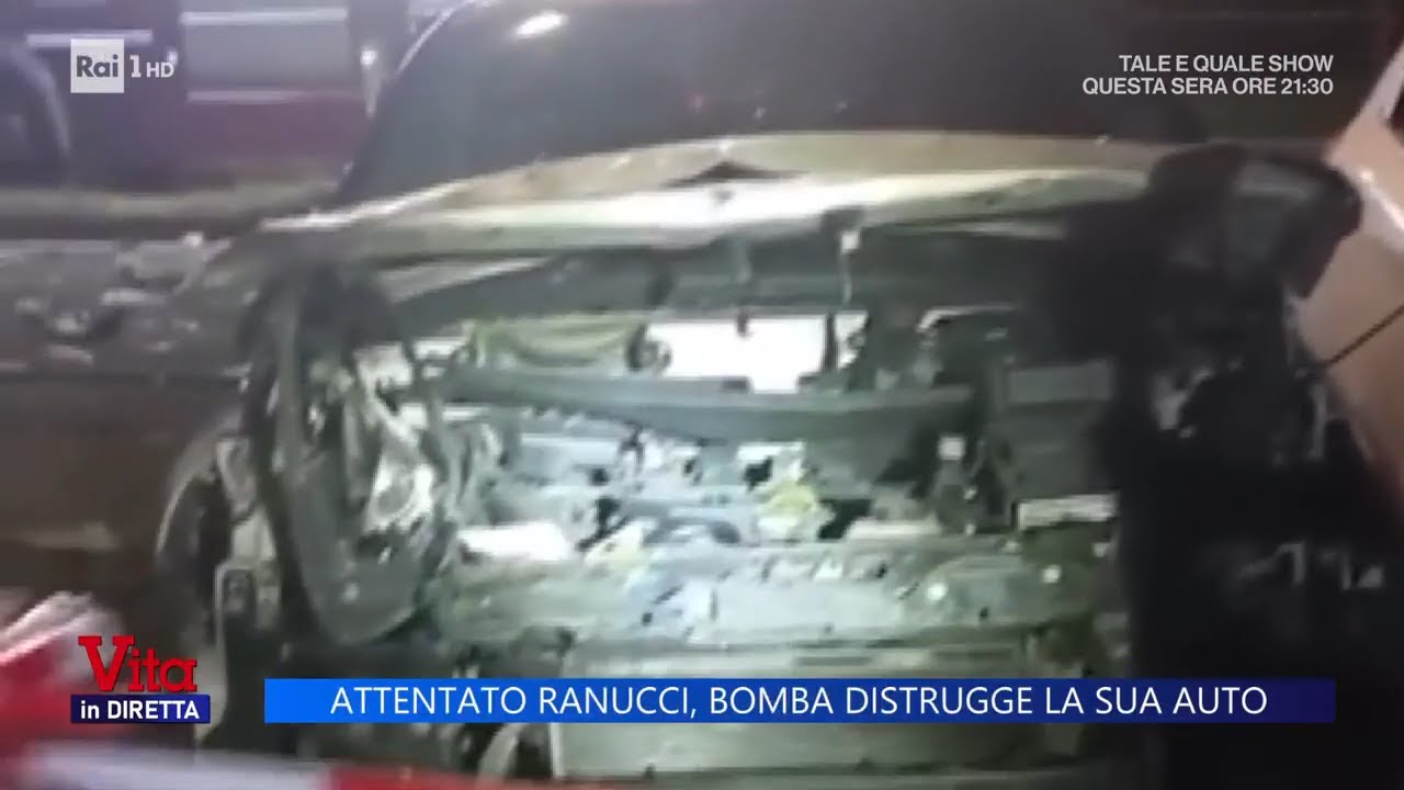 Attentato a Sigfrido Ranucci, bomba distrugge la sua auto - Vita in Diretta 17/10/2025