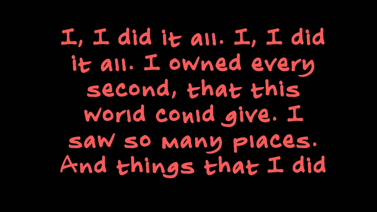 OneRepublic - I Lived (Lyric Video)