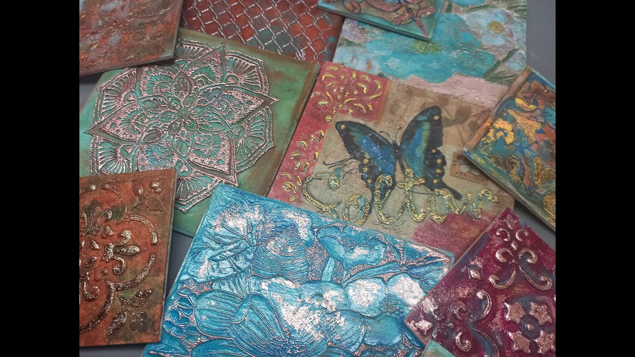 Como realizar tus propios mosaicos o venecitas decoradas CON MATERIALES CASEROS!