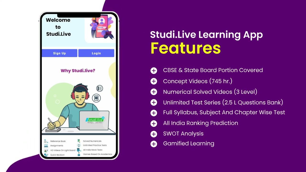 Install Studi.Live App || FREE Test Series || IIT-JEE and NEET