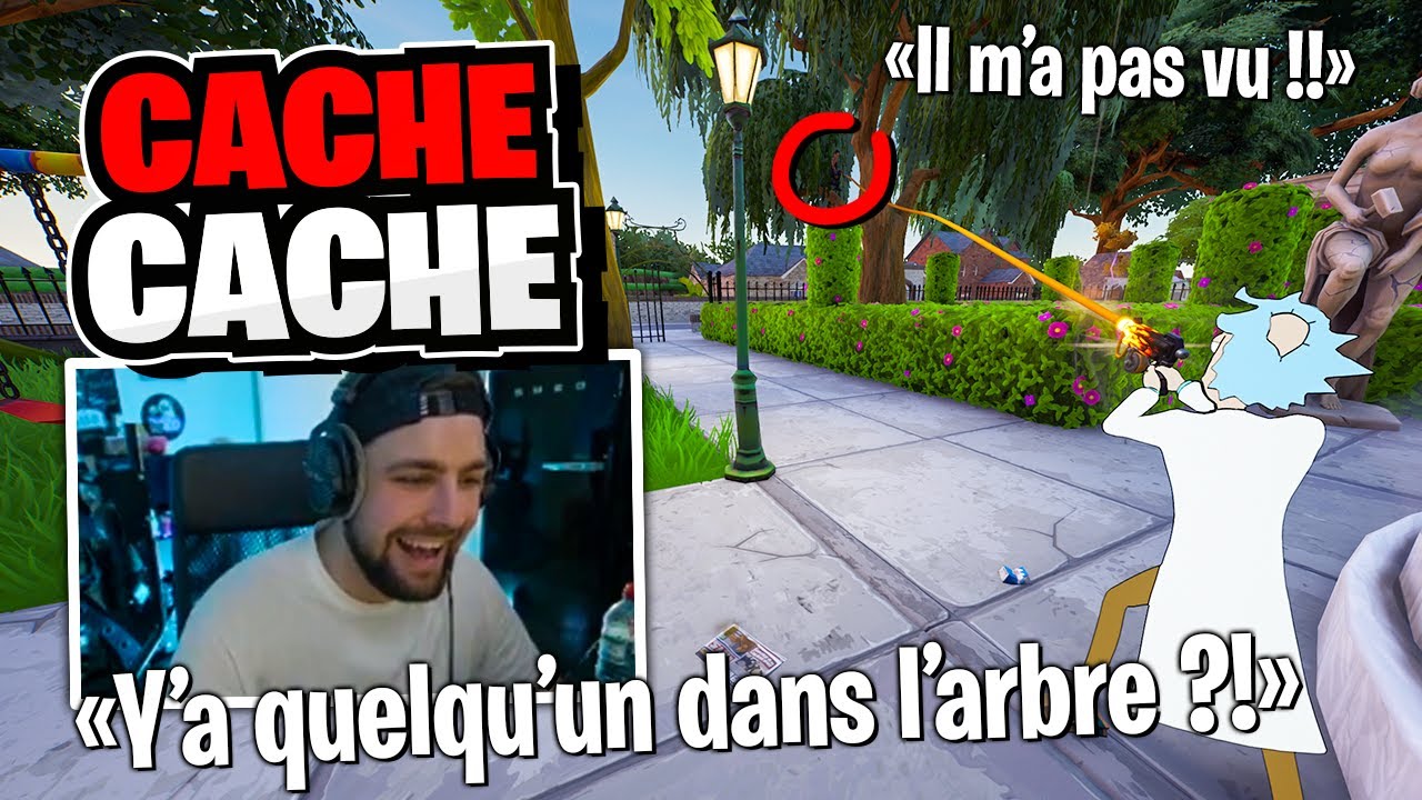 Je les trouve dans des cachettes de malade sur ce Cache Cache ! (Il était perché dans son arbre lui)