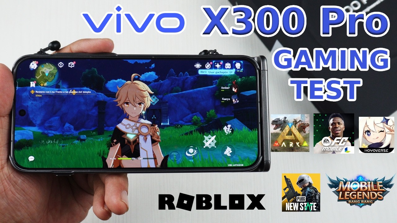 vivo X300 Pro | Gaming Test | Genshin Impact, FC Mobile, Mobile Legends New State, ARK y Roblox