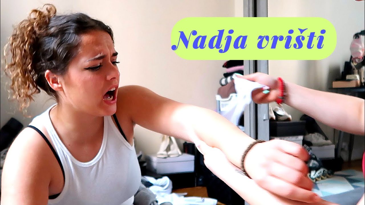 Dan u Andjelinom zivotu + Andjela depilira Nadju *vristanje*