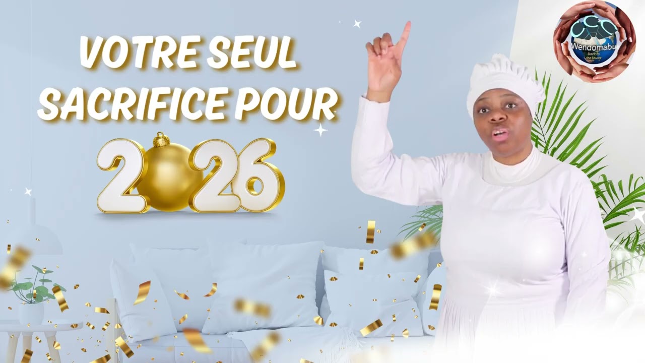 Votre seul sacrifice pour 2026