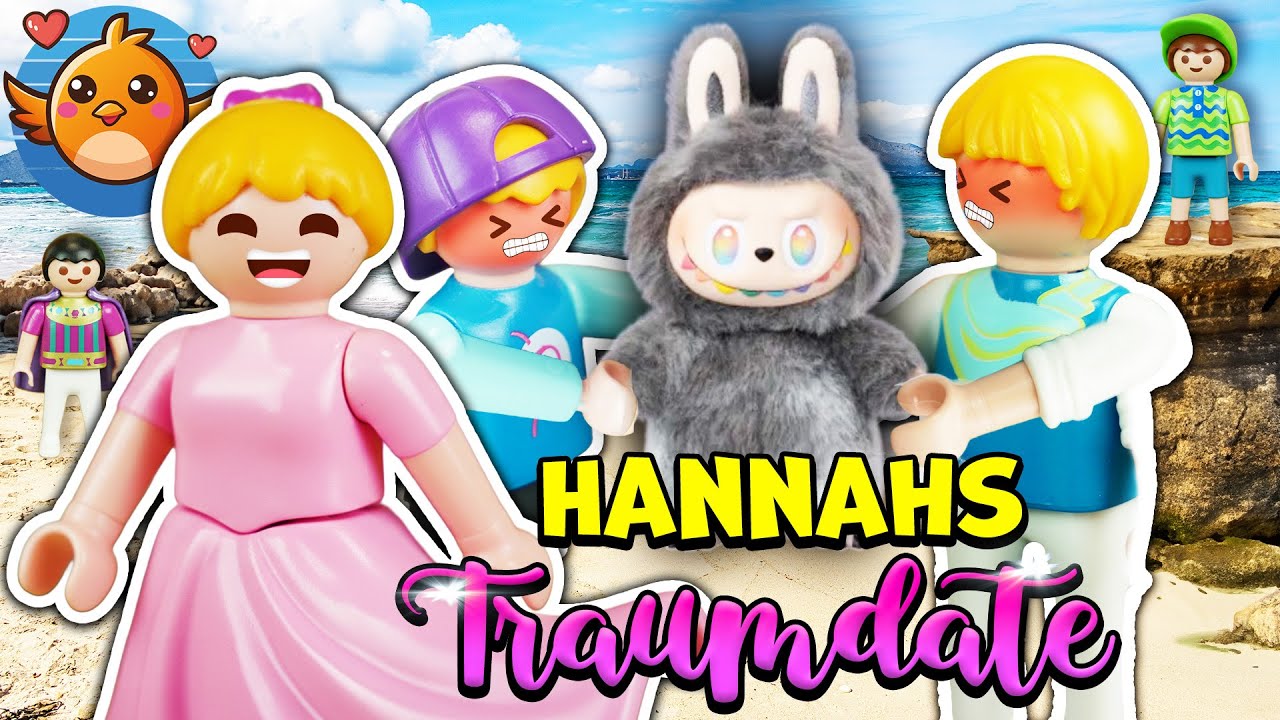 Wer lässt den LABUBU als Letztes los?💕HANNAHs TRAUMDATE🌹Folge 3 😍 Familie Vogel | Playmobil Film