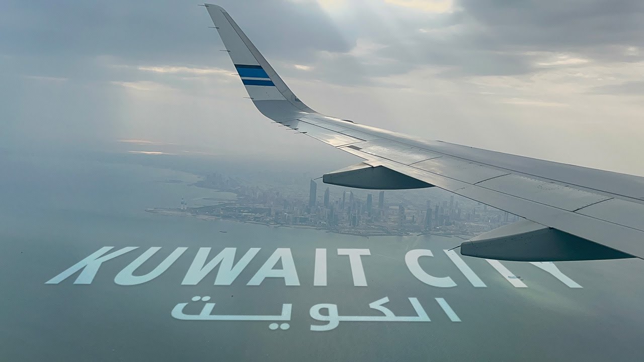 Landing at Kuwait International Airport | الهبوط في مطار الكويت الدولي