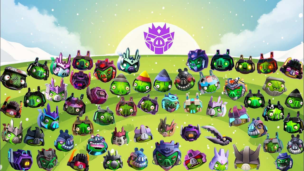 Angry Birds Transformers ALL Deceptihogs #games