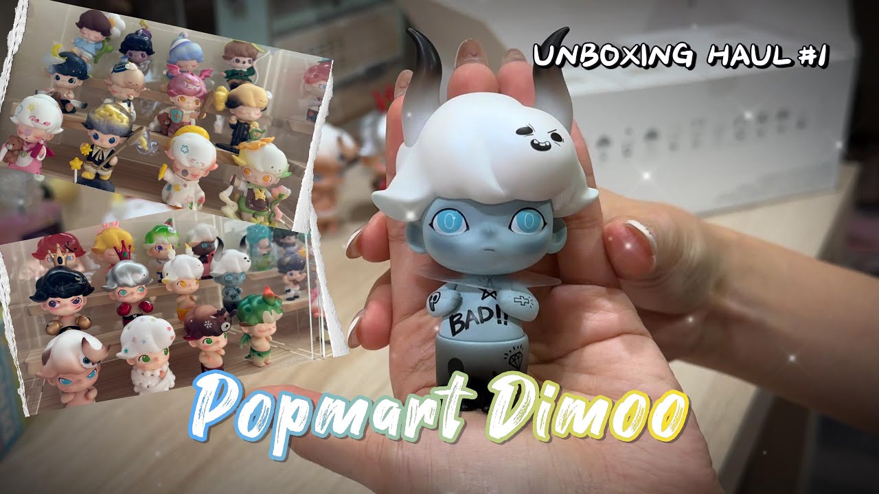 盲盒开箱📦 Popmart Dimoo经典复古和梦里梦外系列 💫 抽中隐藏款了吗？🤤  盲盒狂欢！🥳