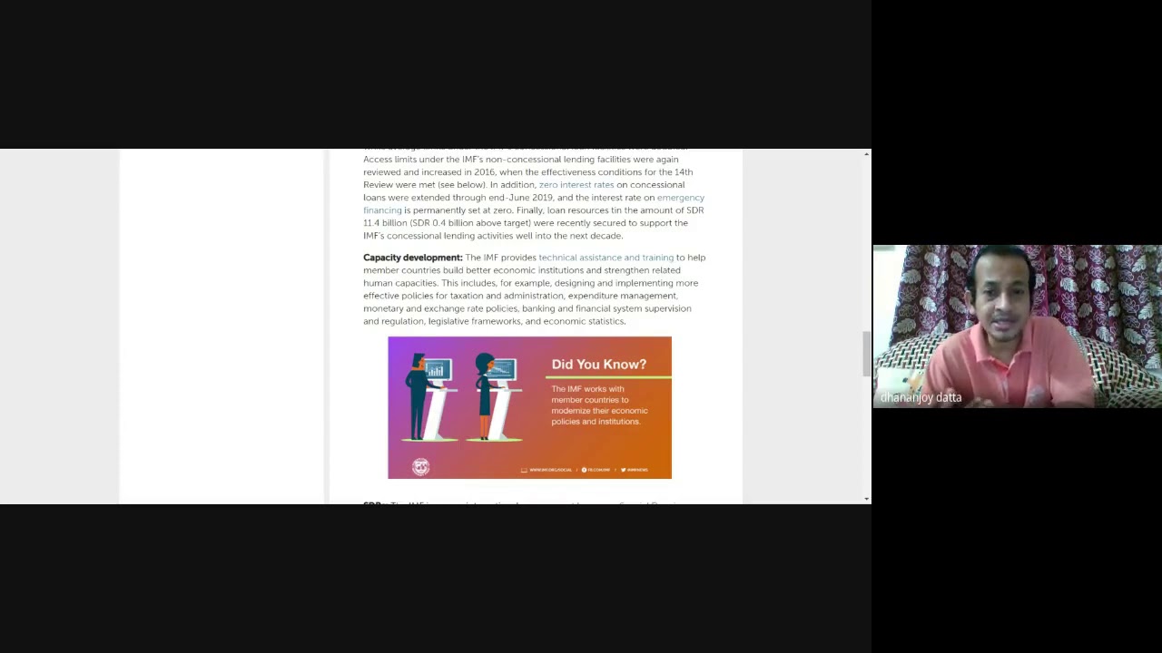 IMF l Functions of IMF l International Monetary Fund l Economics l DDDKSS