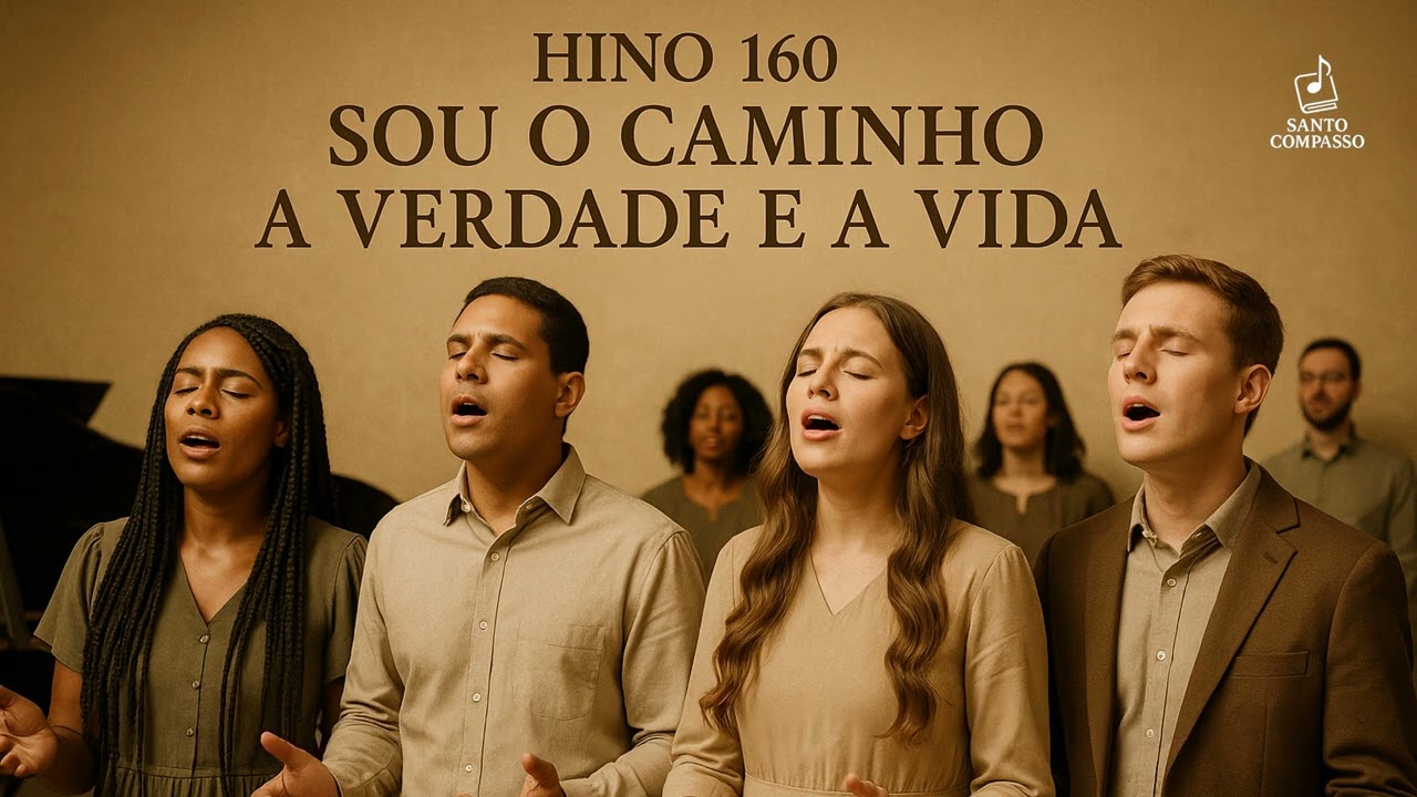 Hino 160 CCB - Sou o Caminho, a Verdade e a Vida (estilo Coral Americano)