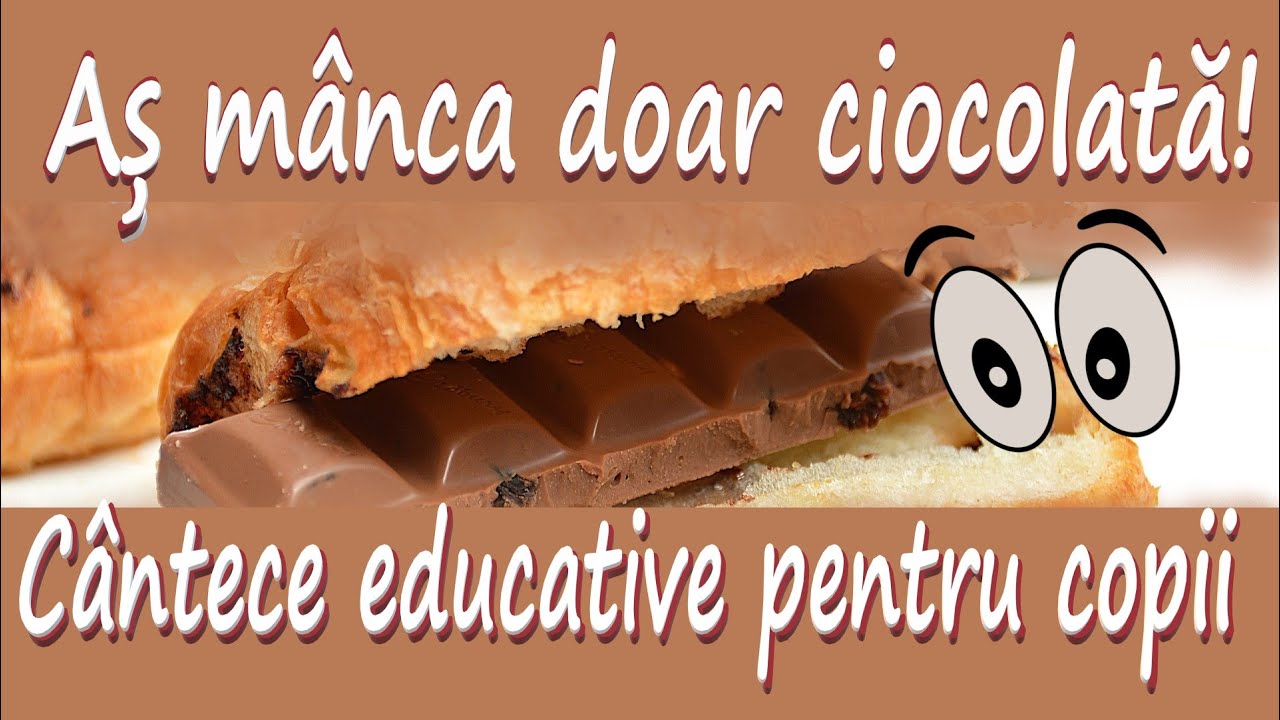 Sa mancam sanatos! Cantec despre ciocolata- Cantece despre mancare!🟨 S'Mic Music