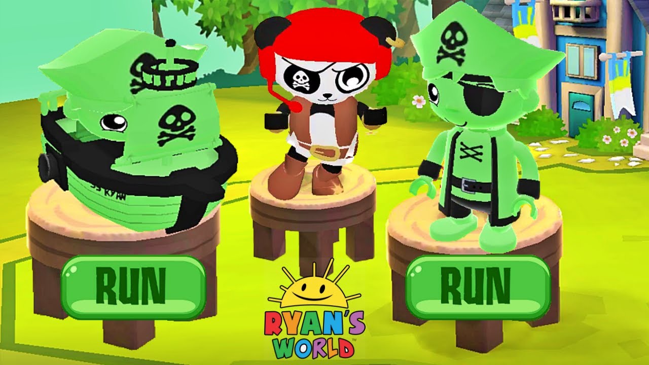 Tag with Ryan - Ghost Pirate Ryan and Ghost Ship All Costumes - All Characters Unlocked All Vehicles