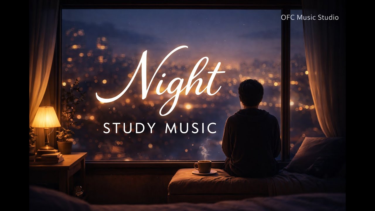 Night Study Music 🌙 | Deep Focus & Calm Instrumental | OFC Music Studio