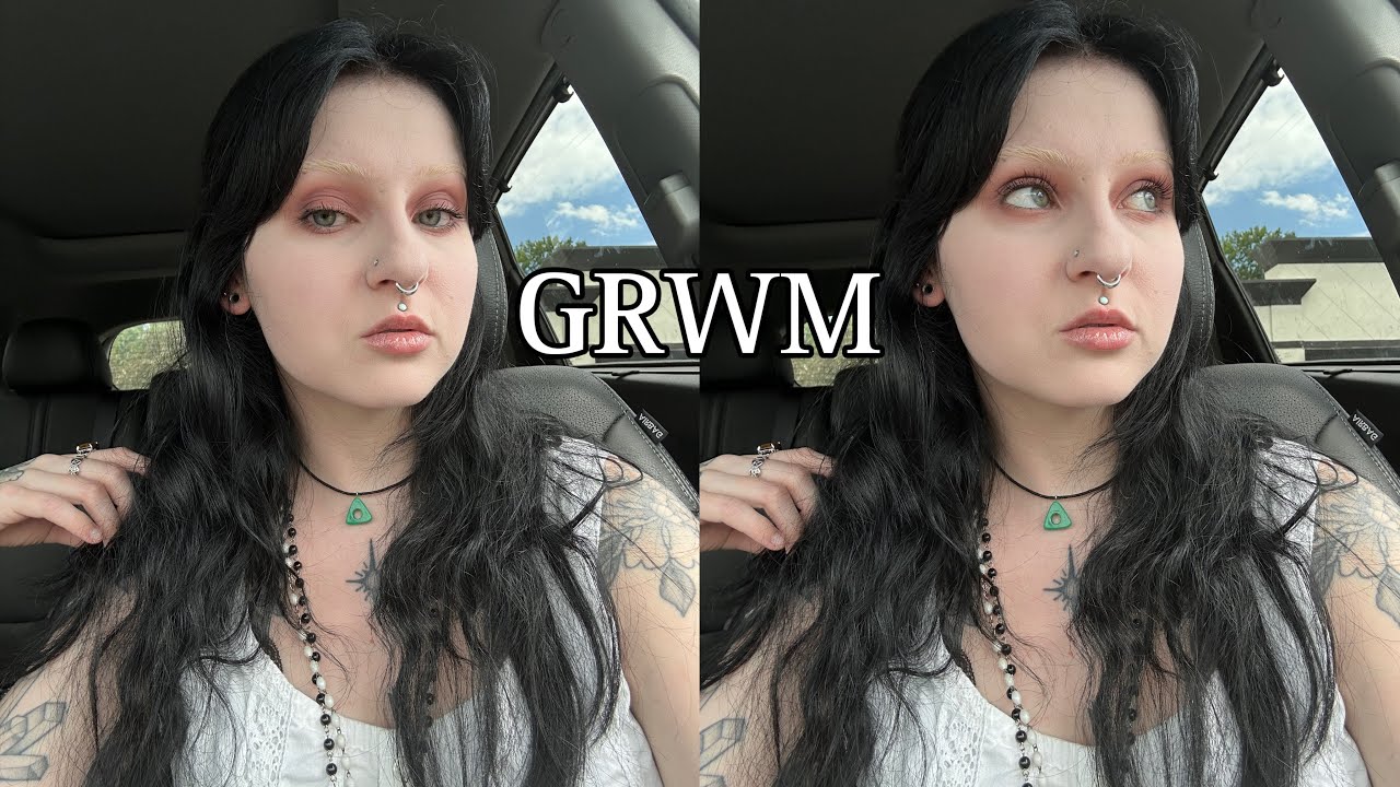 gothic doll makeup GRWM