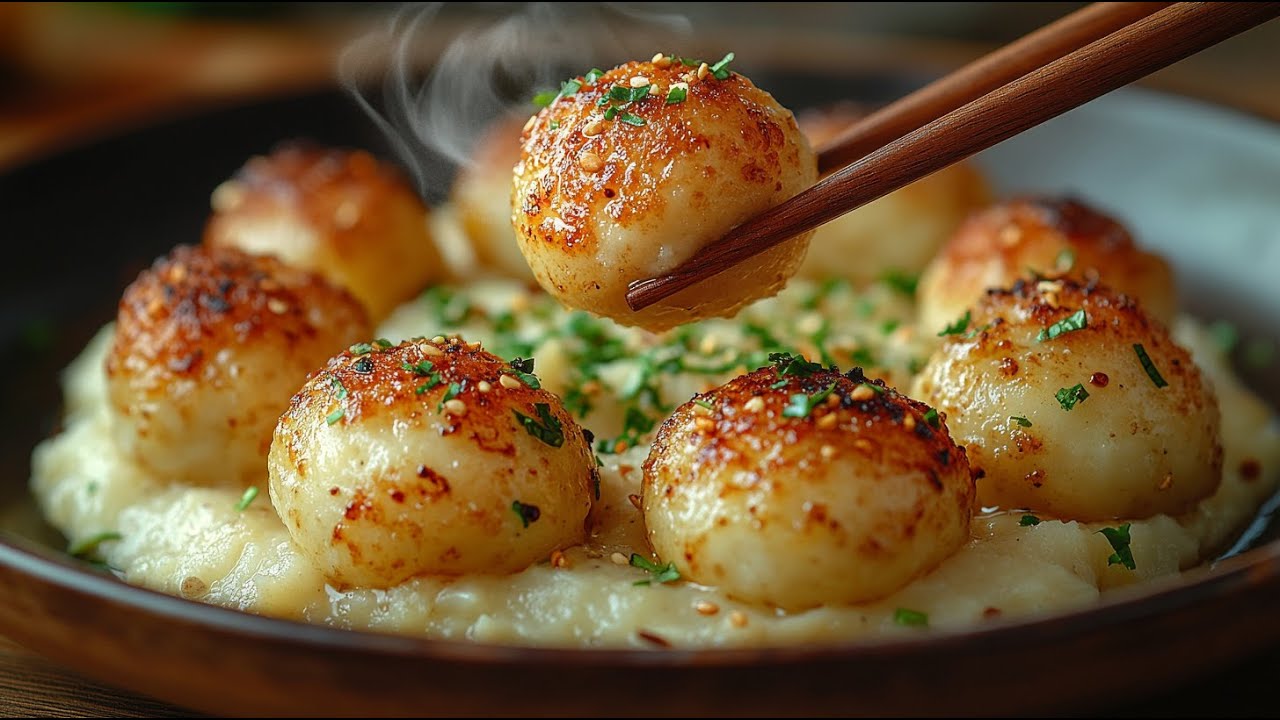Веганские шарики из кольраби, которые вкуснее мяса!