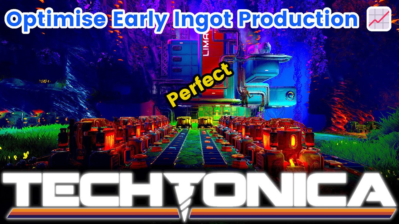 How to Optimise Early Ingot Production 📈in Techtonica