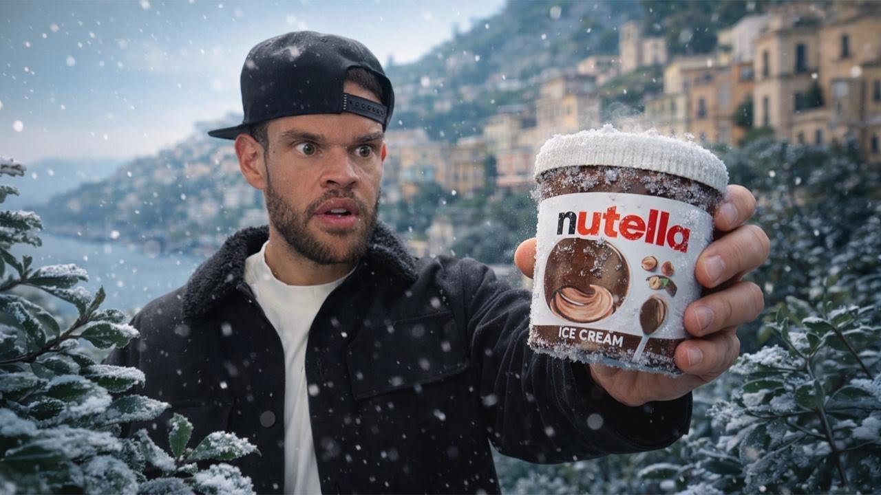 SORVETE VIRALIZADO DE NUTELLA 