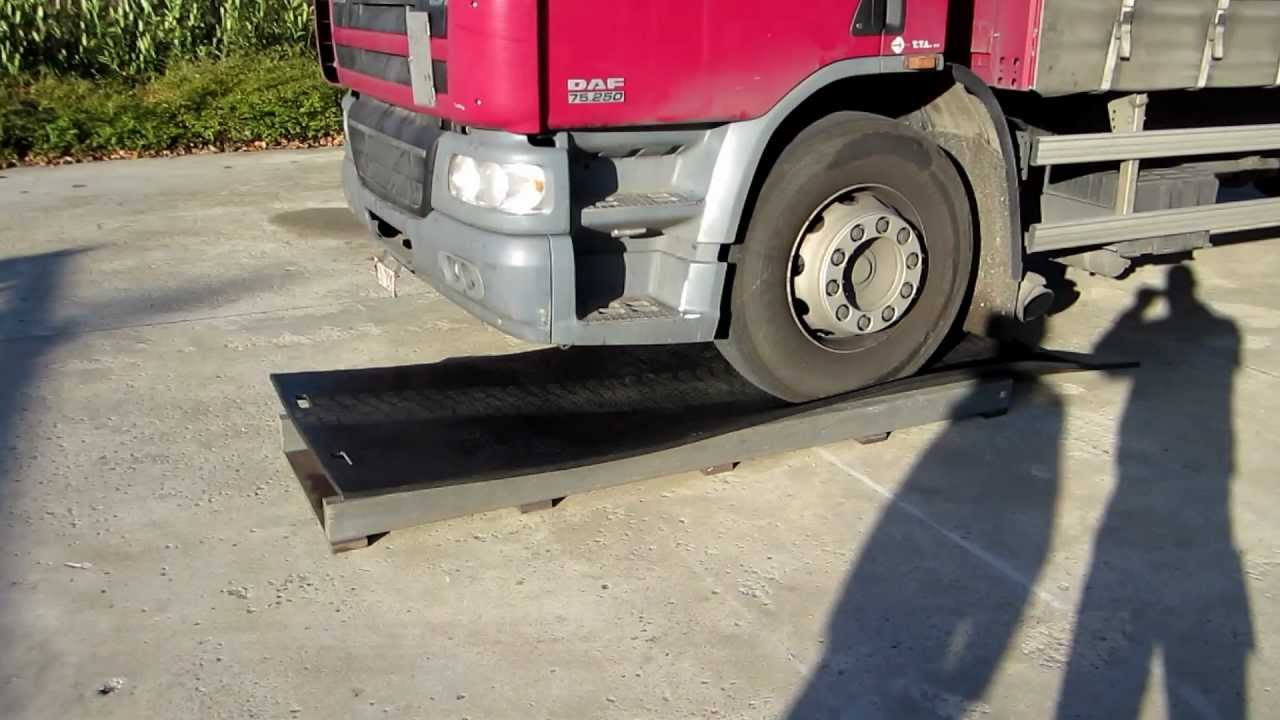 Simulatie van een extreem 'karre-spoor' (=Geul-test)