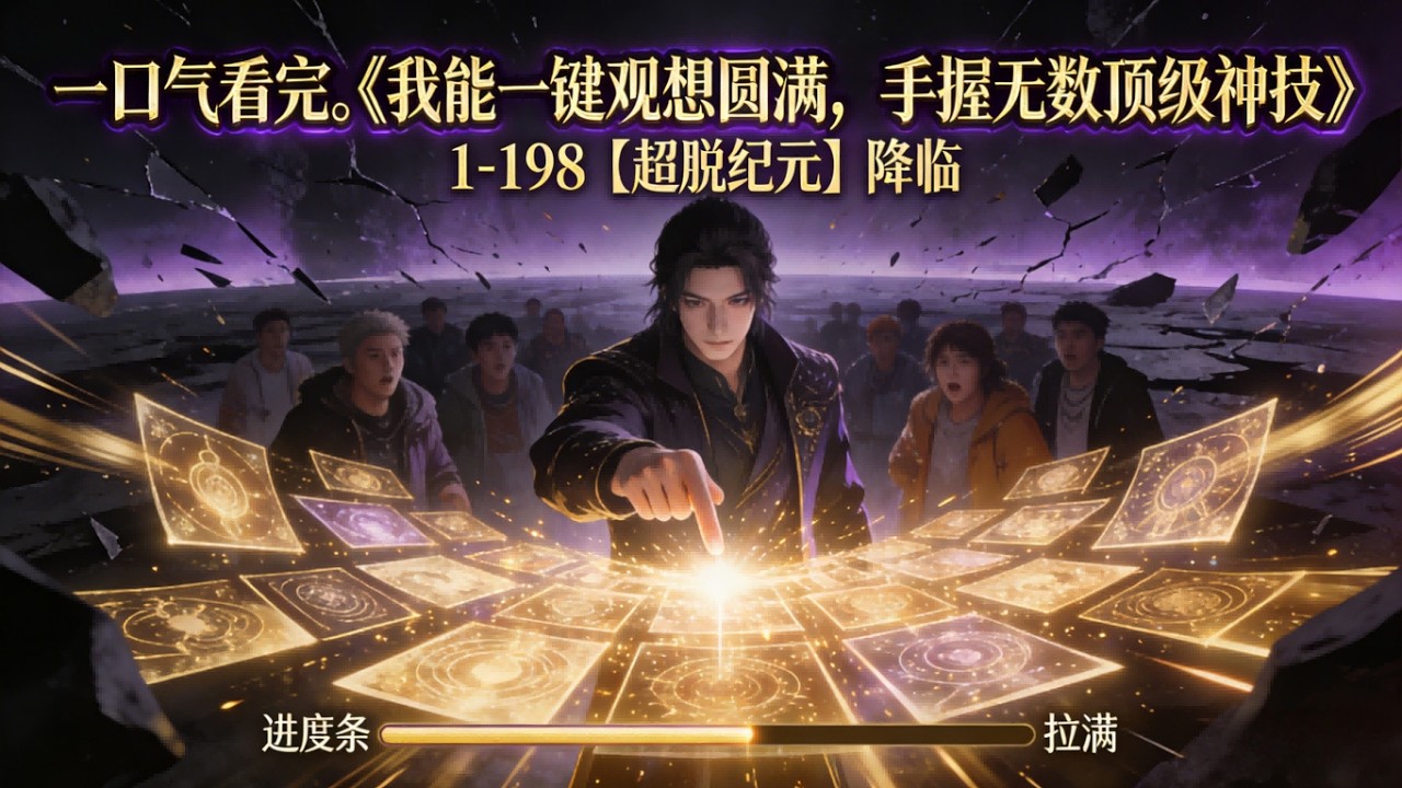 一口气看完《我能一键观想圆满，手握无数顶级神技》1-198【超脱纪元】降临，一个通过观想获得力量的唯心奇诡世界，然而就在无数玩家想方设法提升观想进度时。 闻烽已凭借着灵魂天赋，将一幅幅观想图观想圆满！
