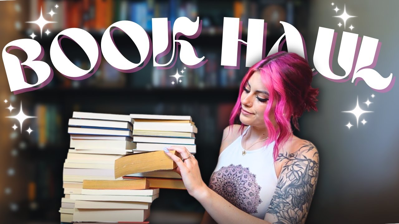my last massive book haul (hopefully) || 50+ books of horror, weird girl lit, fantasy & more 📚👀