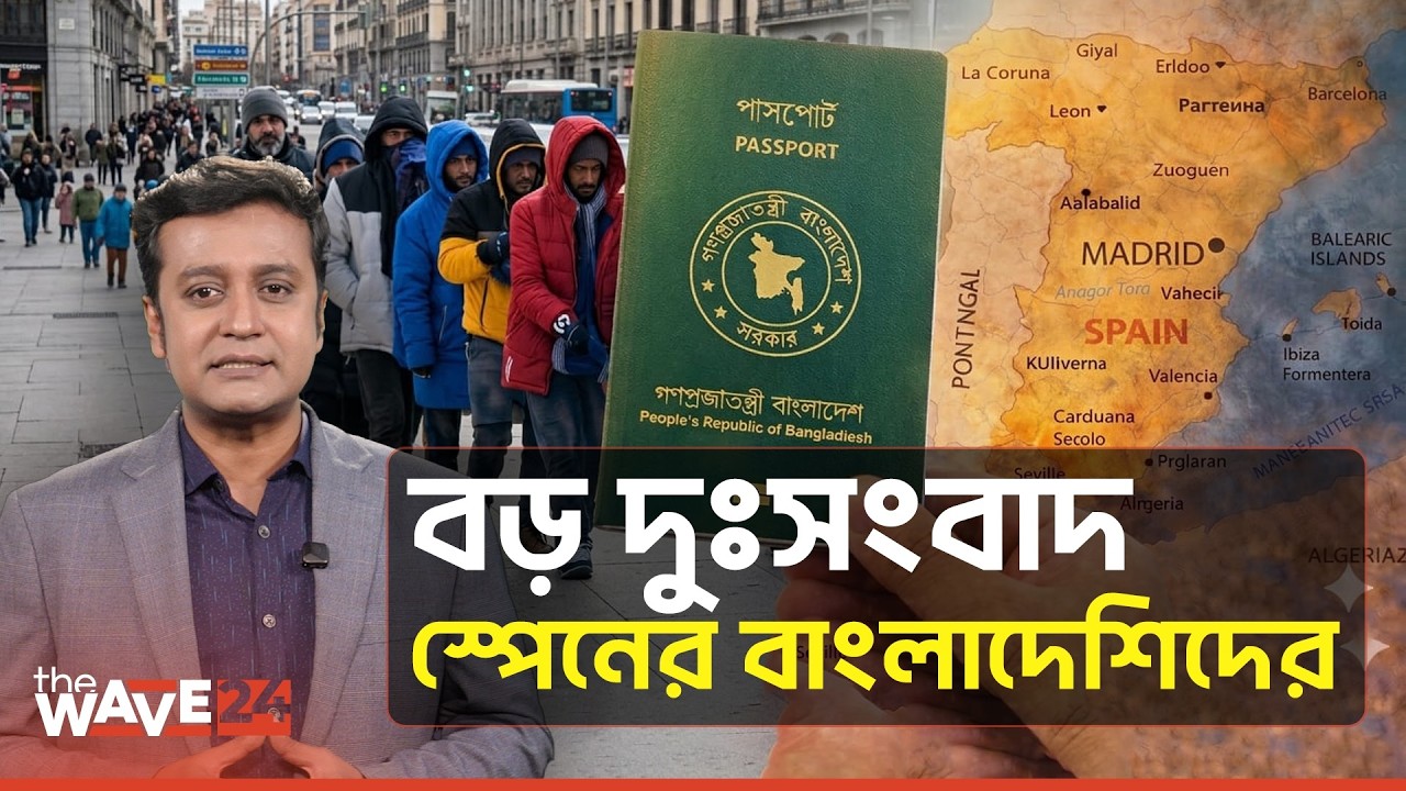 স্পেনে বৈধতার সুযোগ হারাতে পারে বাংলাদেশিরা! | Spain | Migration | Explainer | The Wave