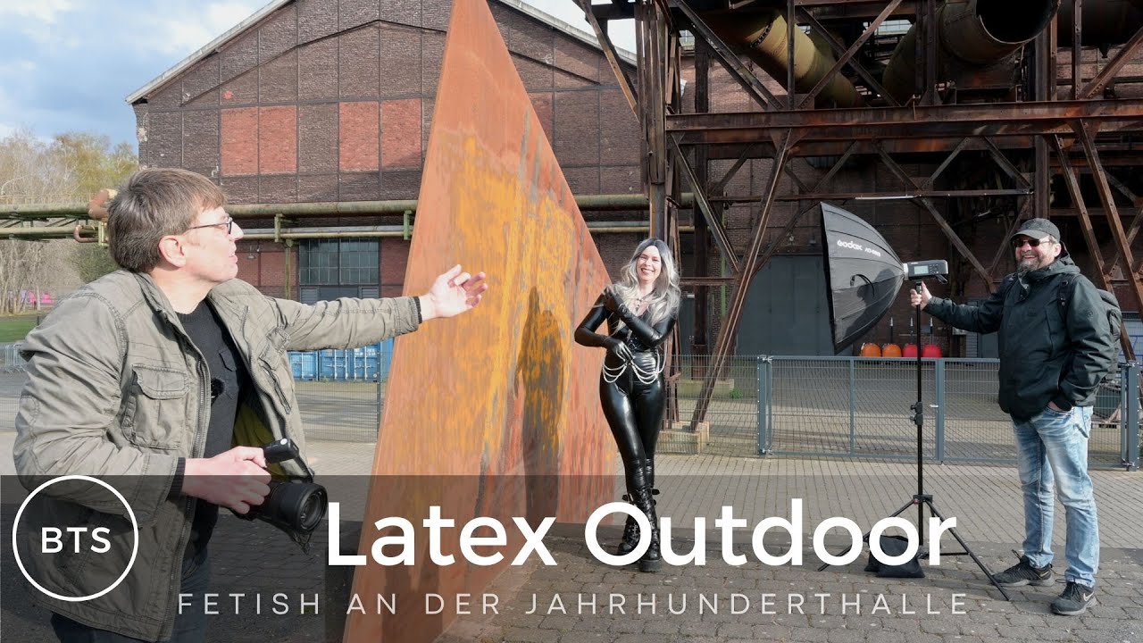 Model Shooting an der Jahrhunderthalle und ein  kurzer Lichtformer Vergleich