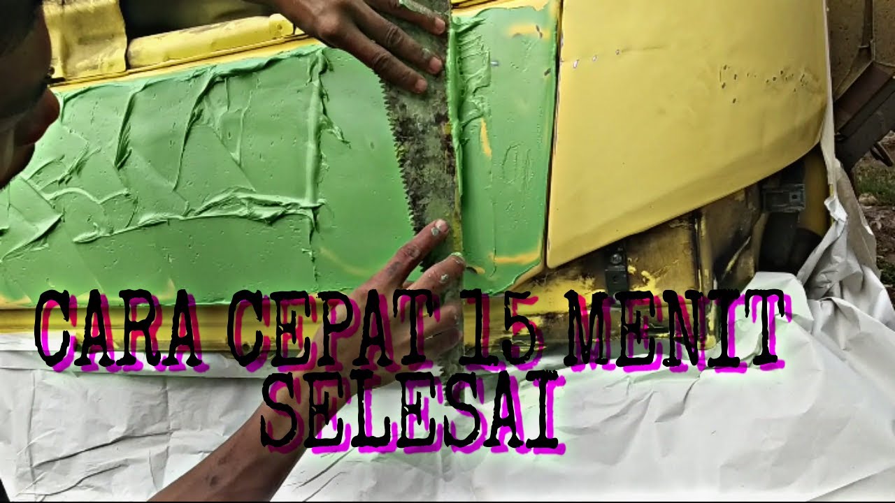 Tutorial#Atau cara mendempul mobil yang penyok
