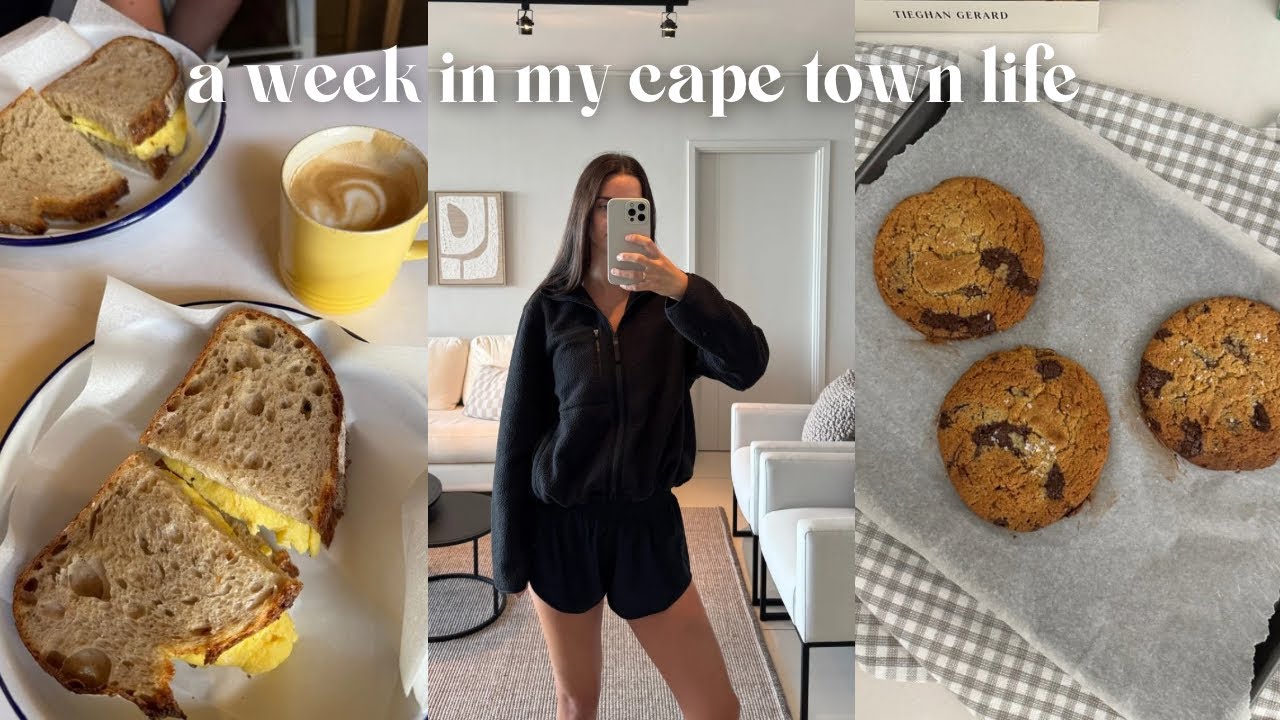 weekly vlog, spend a very cosy and homey week in my cape town life with me (new job chat!!)
