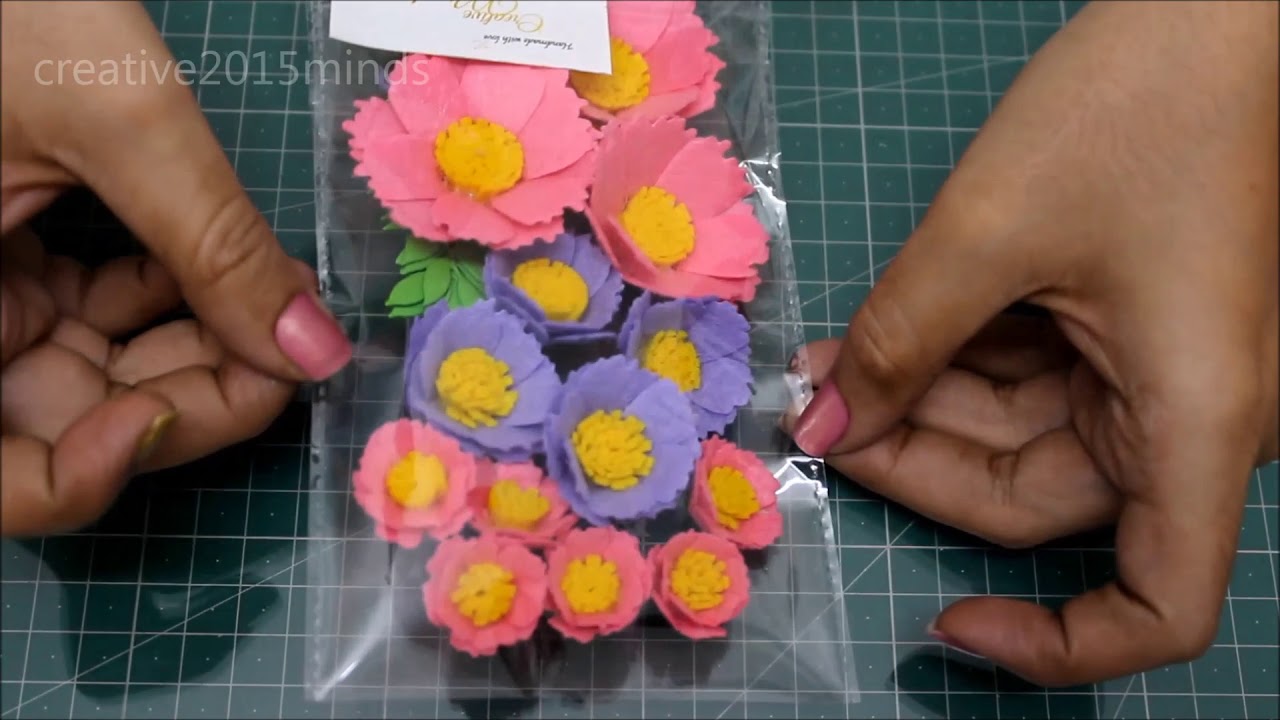 Handmade Felt Flowers Collection - 1
