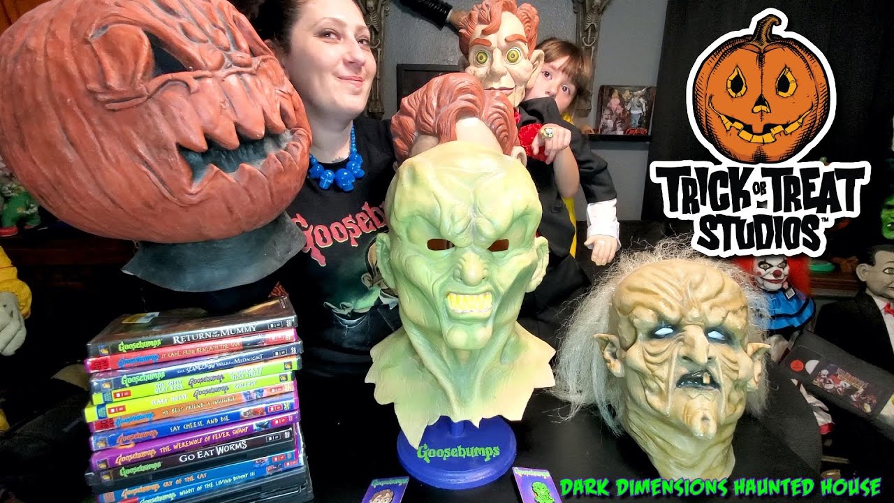 Goosebumps Collection by Trick Or Treat Studios Halloween Masks Horror Props & TV Show DVDs 4K Video