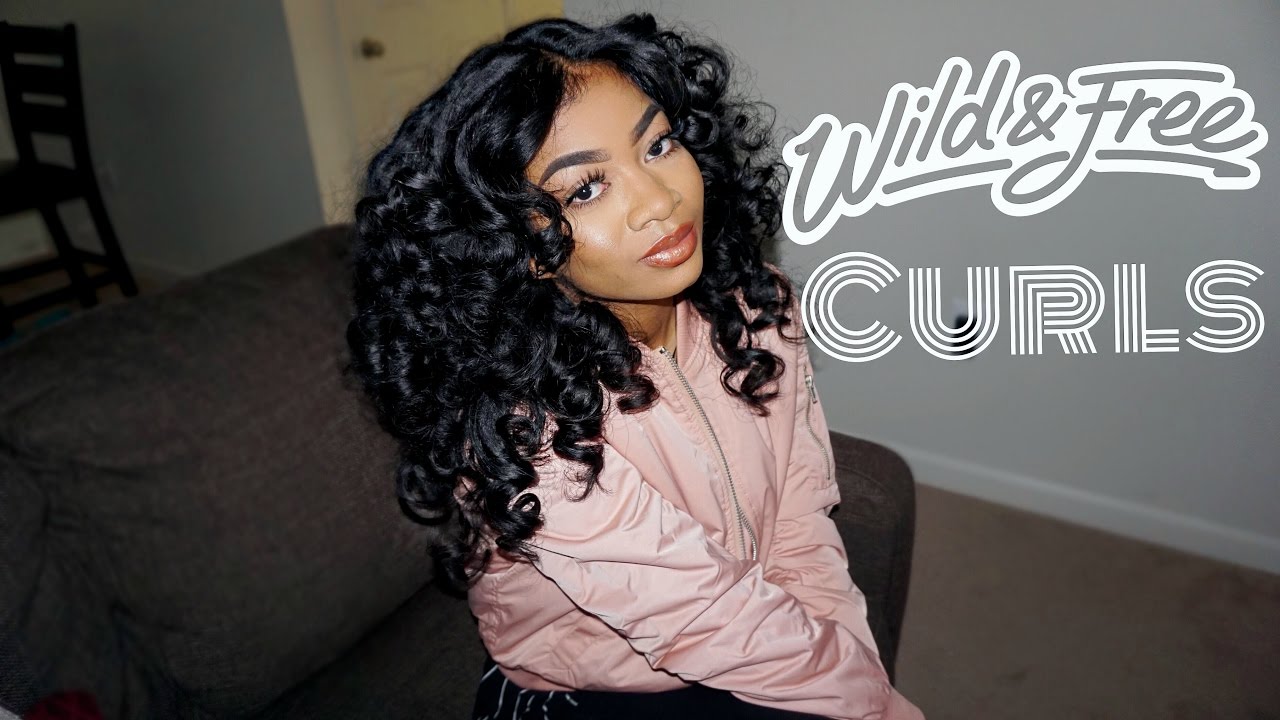 How to: BIG Voluminous Curls on Natural Hair (Flexi Rods) Tutorial