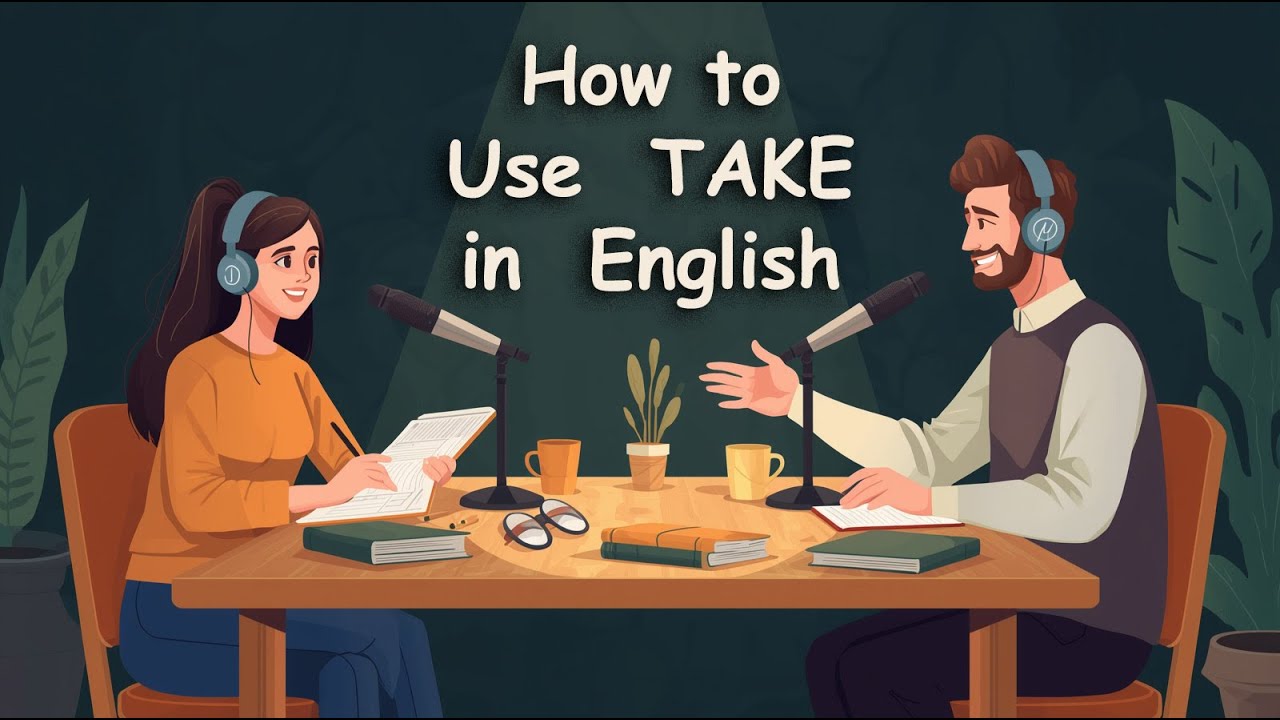 Learn English with Real Conversations Podcast | How to Use TAKE in English