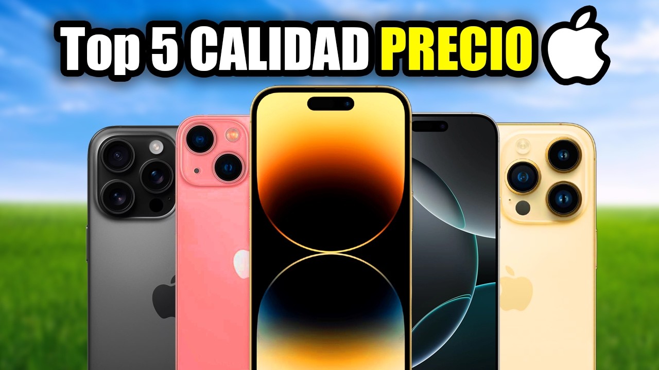 ✅ Los 5 MEJORES iPHONE PARA COMPRAR EN 2026 &iquest;QUE iPHONE COMPRAR?