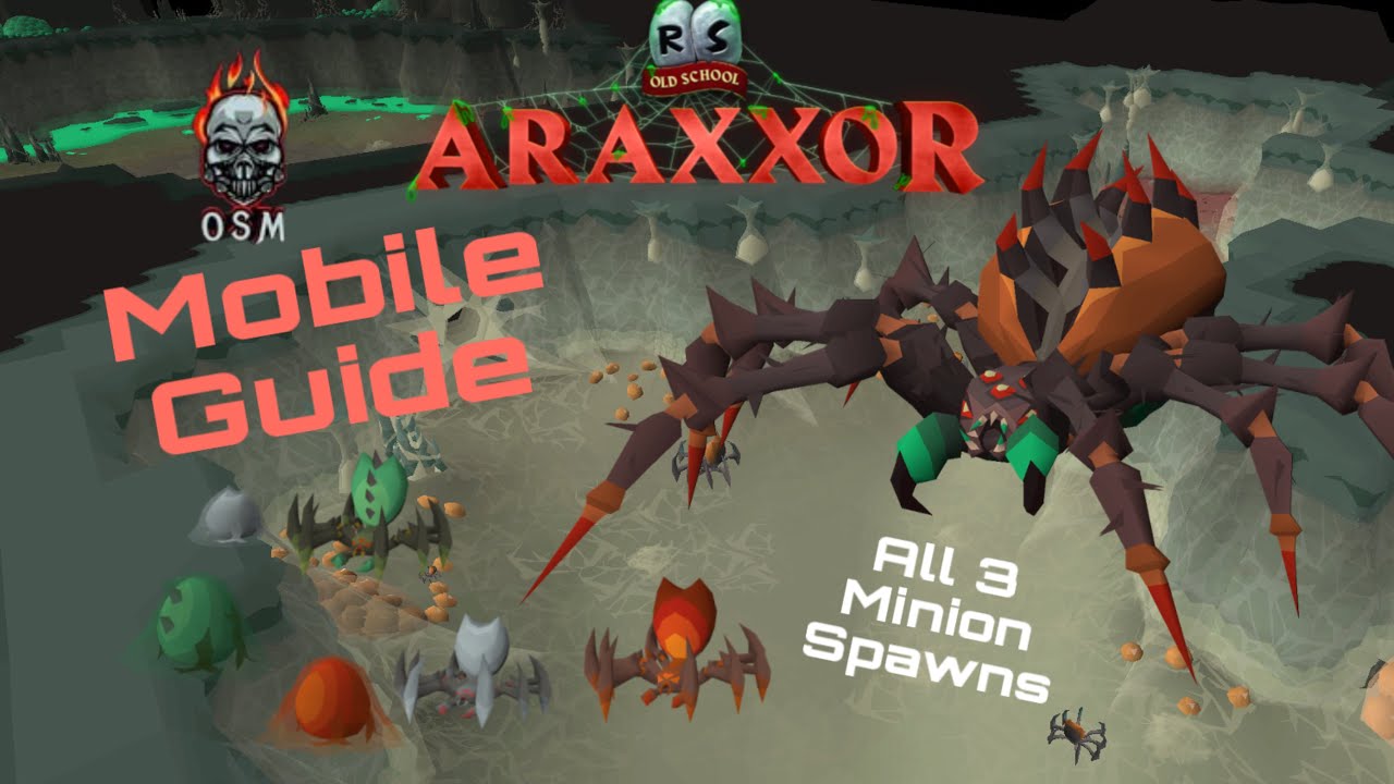 (Mobile) Slayer Boss - Araxxor with an Abyssal Bludgeon