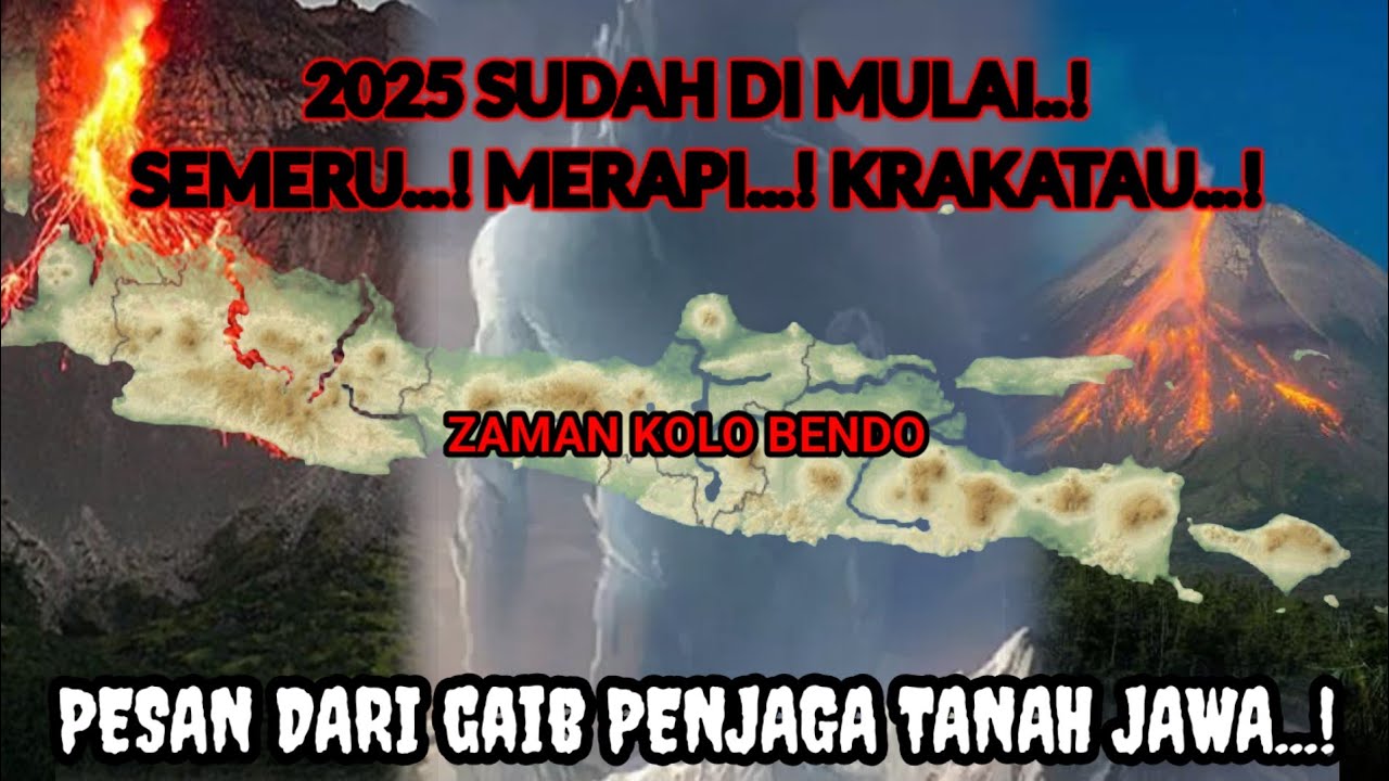 Bersiaplah...! Pesan dari penjaga tanah jawa untuk umat manusia...! Gunung semeru,gunung merapi..!