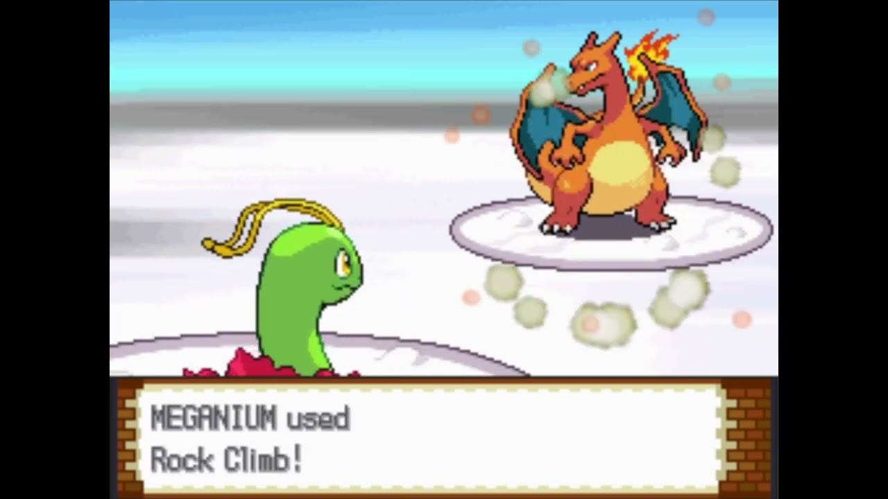 Pokémon Soul Silver: Meganium vs Red (NO ITEMS USED!)