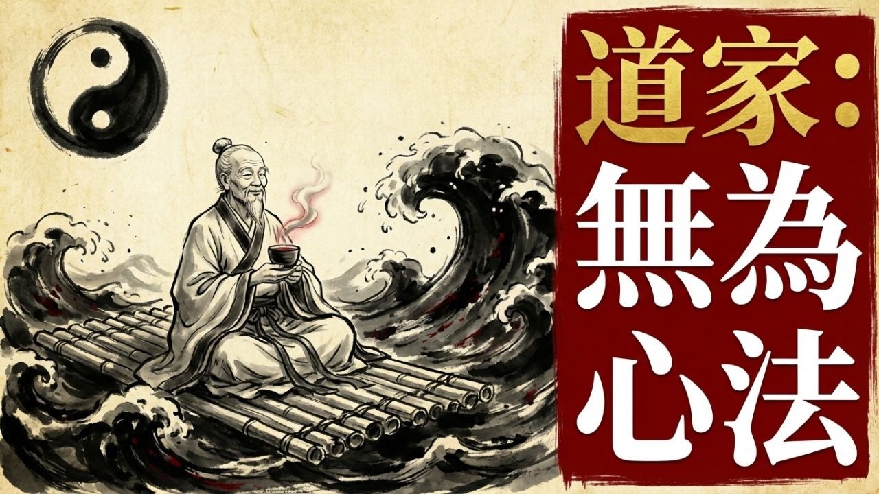 壓力大到窒息？ 運用道家「無為」心法，讓你瞬間平息焦慮。