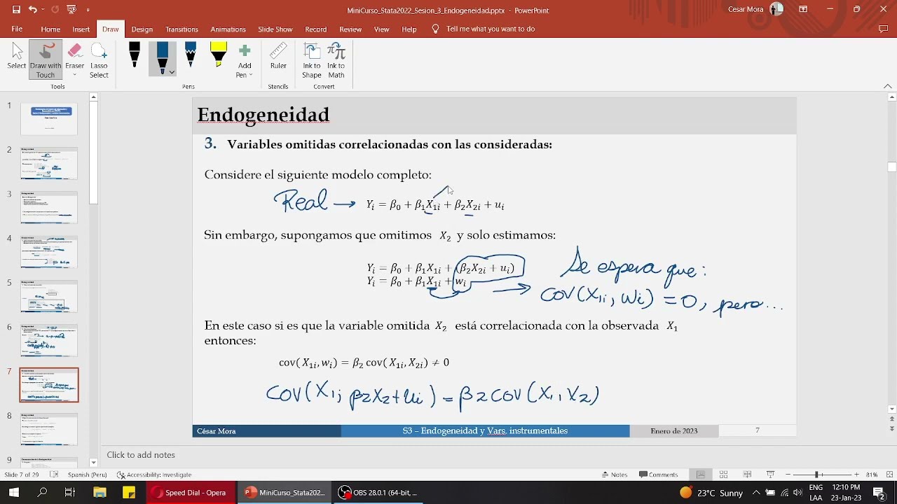 Clase 3-parte 1. Teoria de Endogeneidad y variables instrumentales