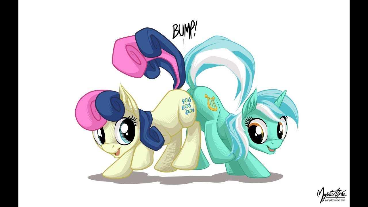MLP:FIM Lyra💚Heartstrings X Bon🍬Bon/Sweetie🍬Drops - Tribute - Count on Me