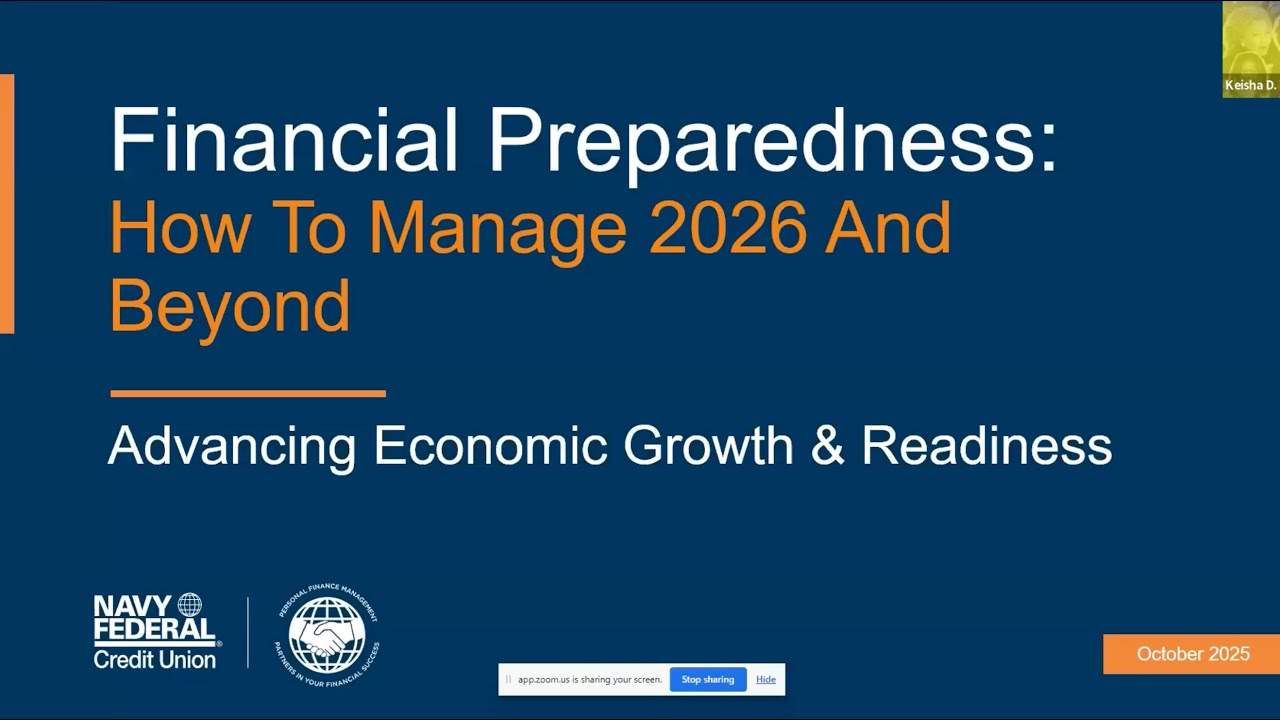 Inclusive Economy Call with Navy Federal Credit Union: Financial Readiness for 2026