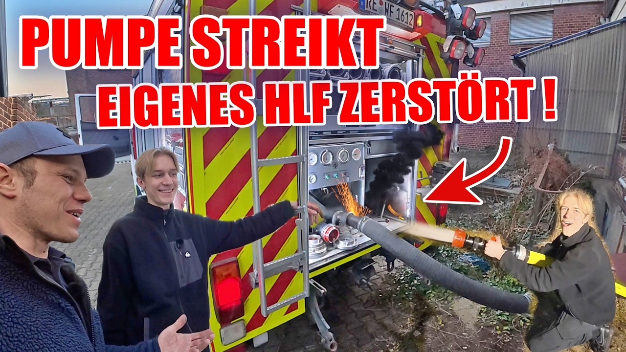 Plötzlich KNALLT ES  😱🚒- Ist die PUMPE vom HLF nun KAPUTT 🥹😒 ?! | ItsMarvin