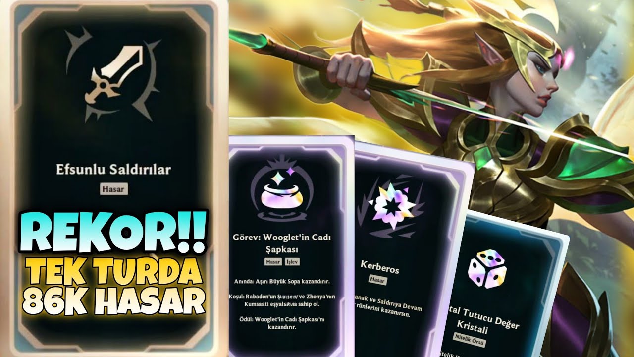 REKOR!! TEK TURDA 86K VURAN KAYLE - LOL ARENA MODU
