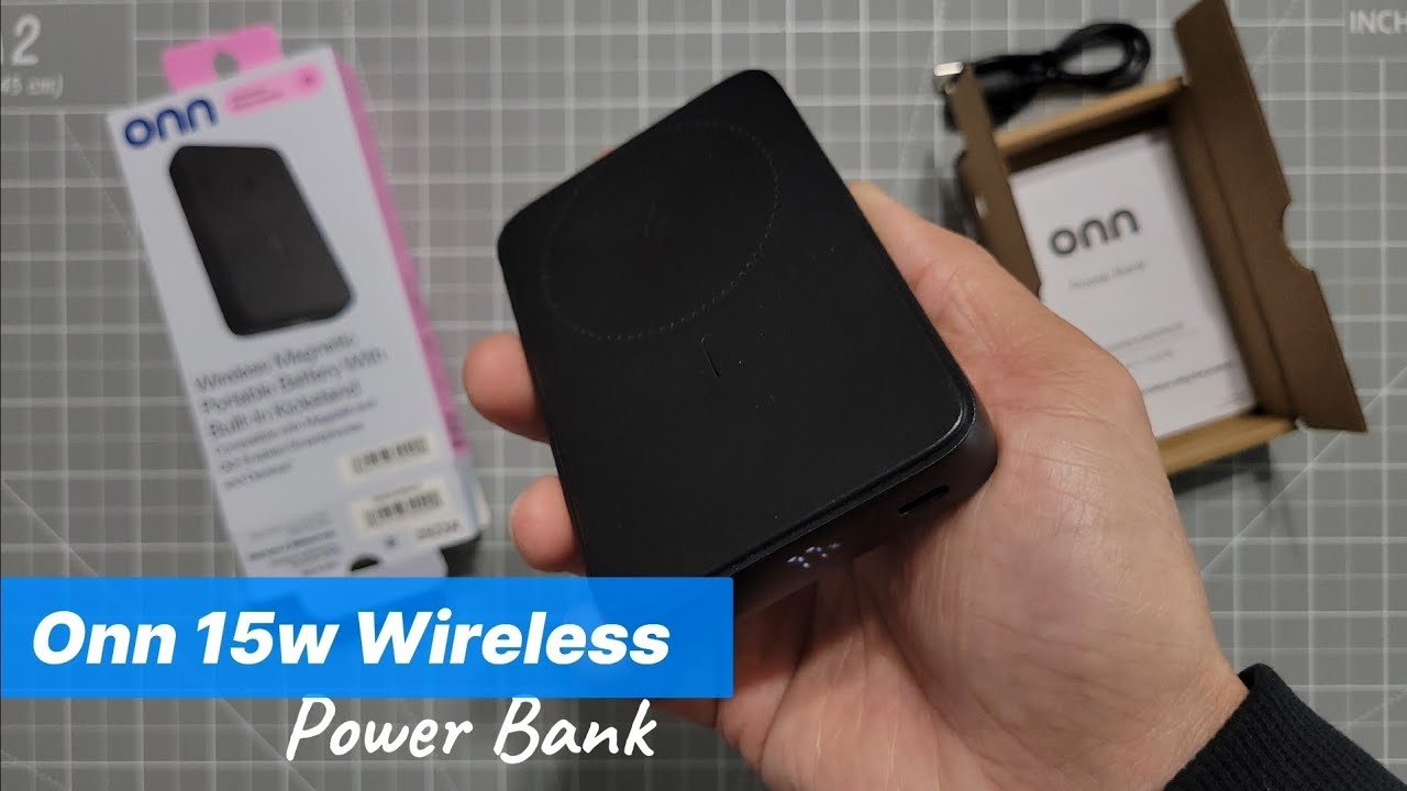 Onn 15W Qi2 10K Wireless Power Bank
