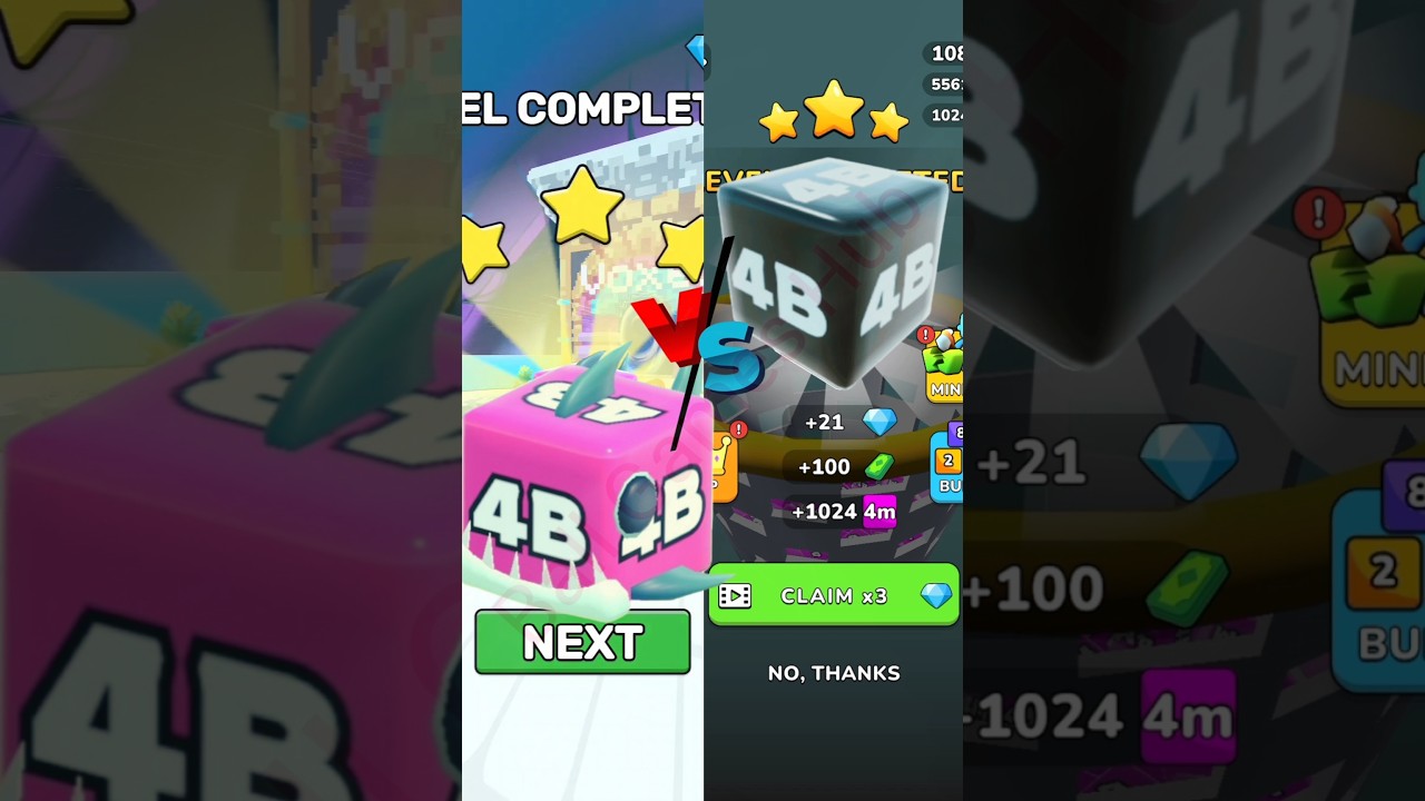 4B vs 4B Clash Shorts 🚀 | Jelly Run 2048 vs Jelly Tube Run [Hard Level] | #shorts #fyp