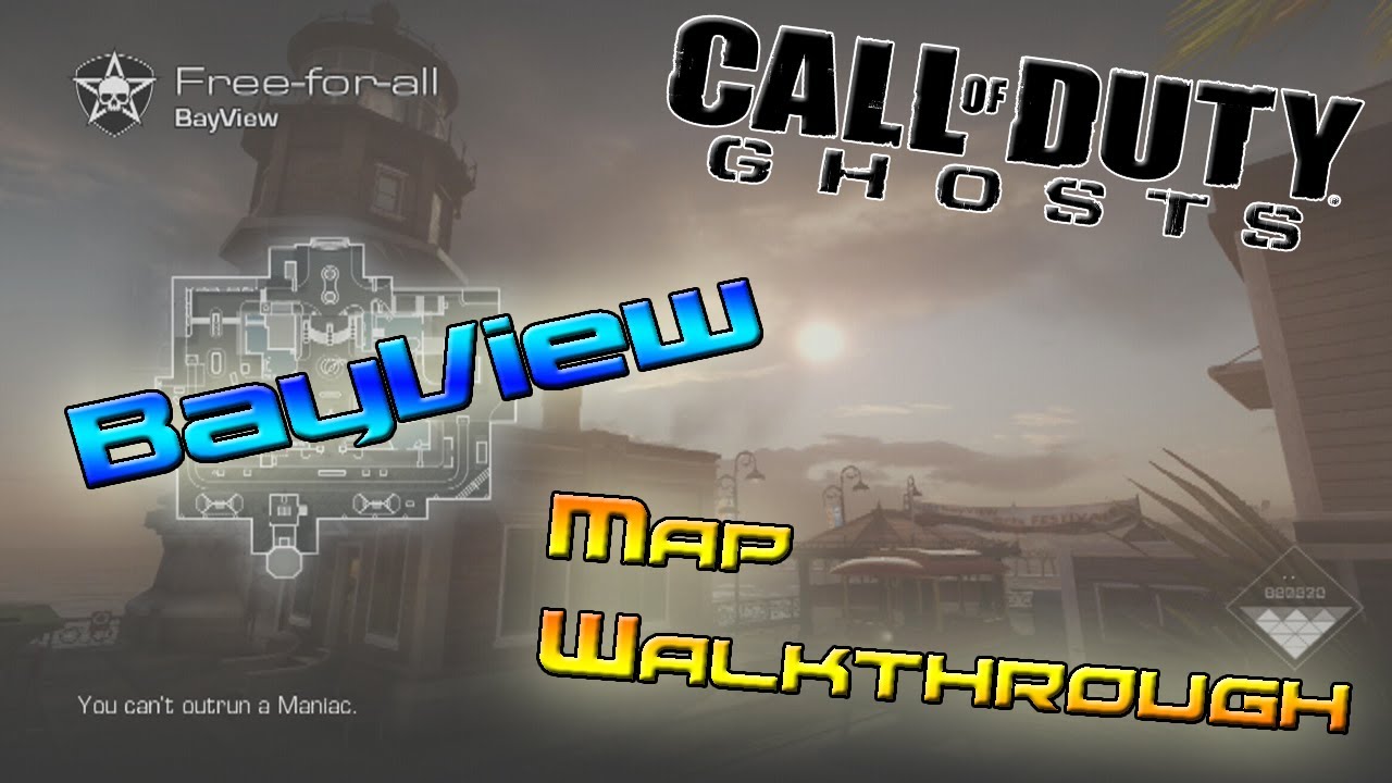 Bayview || CoD Ghosts || Onslaught DLC Map Pack Walkthrough/Tour/Layout