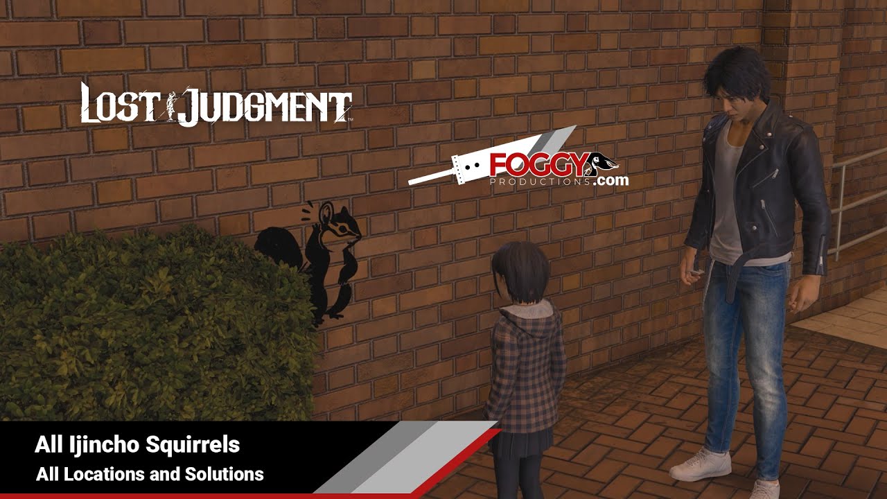 Lost Judgment - All Ijincho Squirrel Locations and Solutions Guide