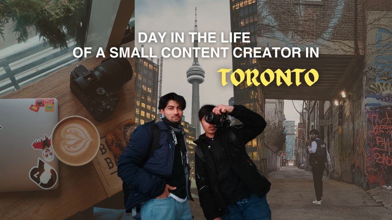 Productive days in the life of a small content creator in Toronto