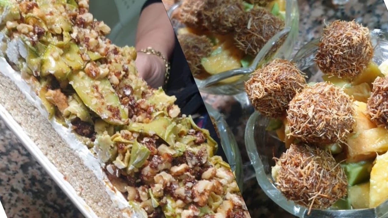 الى عشاق  السلطات الدافئة  سلطة دافئة بالكرعة الكنوى الجبن اللوز مكرمل ودسير فلان فواكه طرية كنافة👌🏻