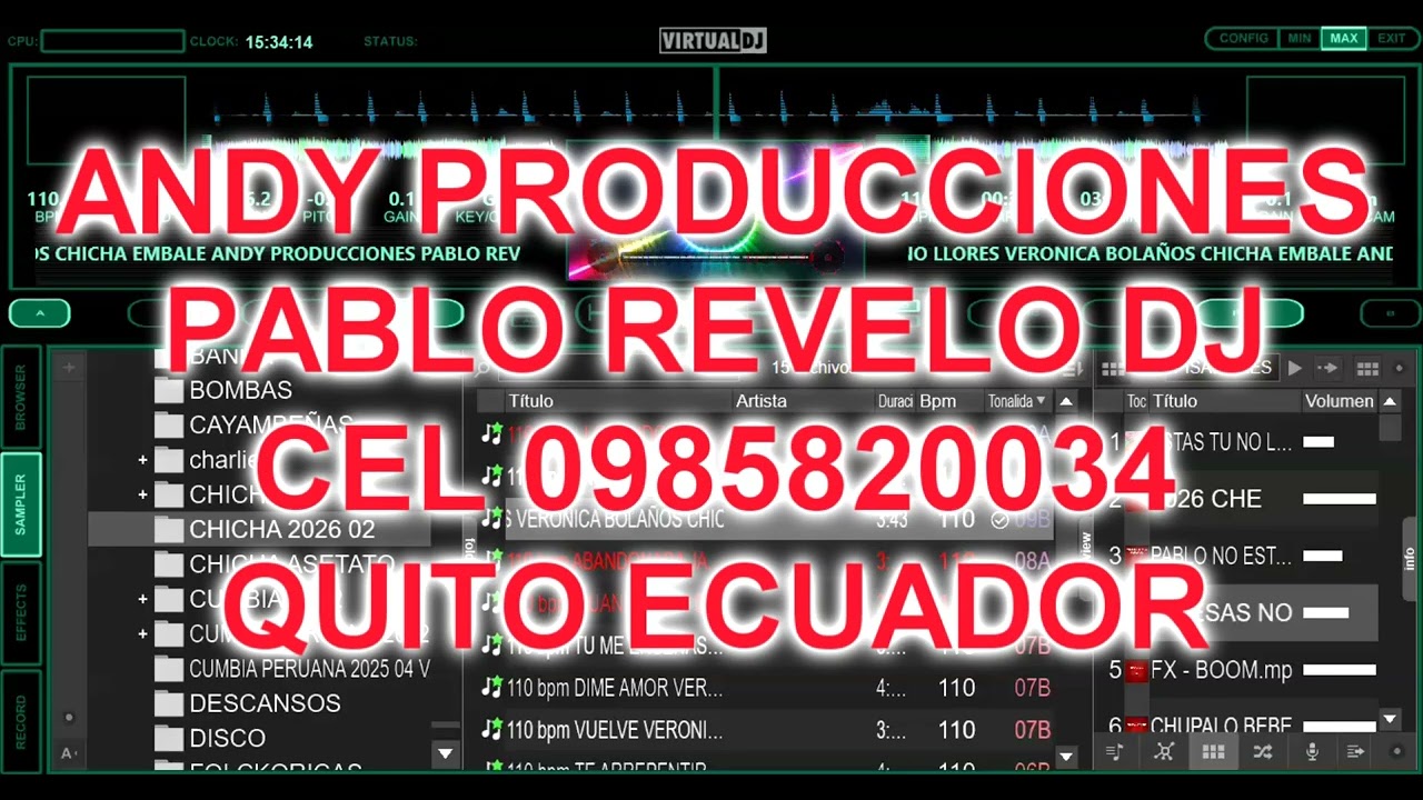 CHICHA DAMAS VERONICA BOLAÑOS HIPATIA BALSECA REMIX DJ