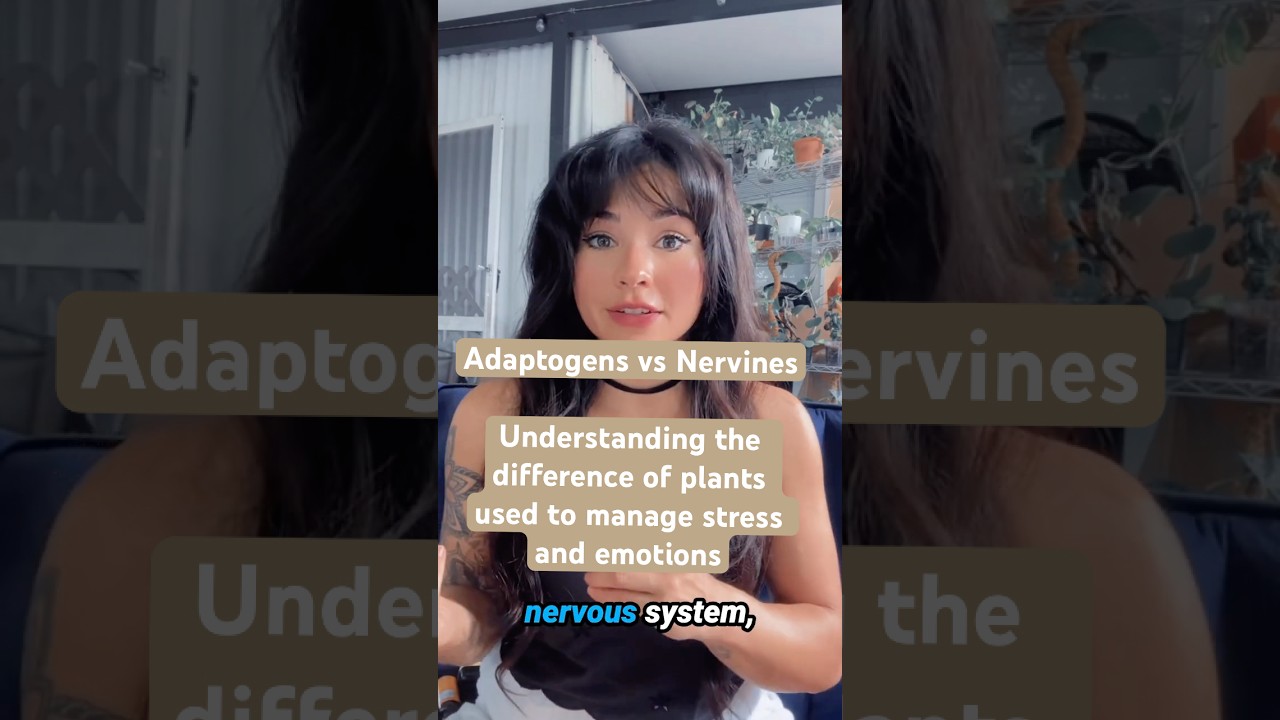 Adaptogens vs Nervines: Understanding Plants Remedies and How to Use Them #herbalremedies